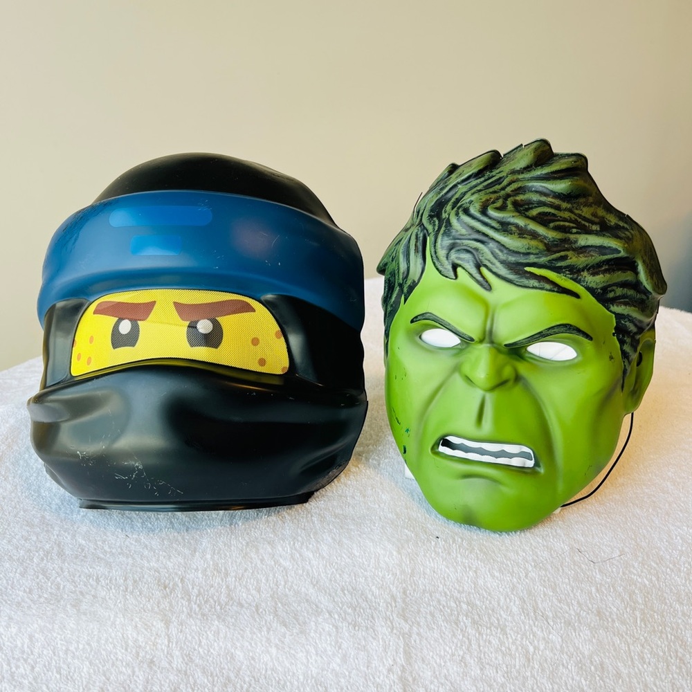 Jay From Ninjago Movie & The Hulk Masks 🎭